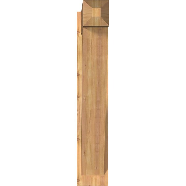 Traditional Craftsman Smooth Outlooker, Western Red Cedar, 7 1/2W X 34D X 42H
